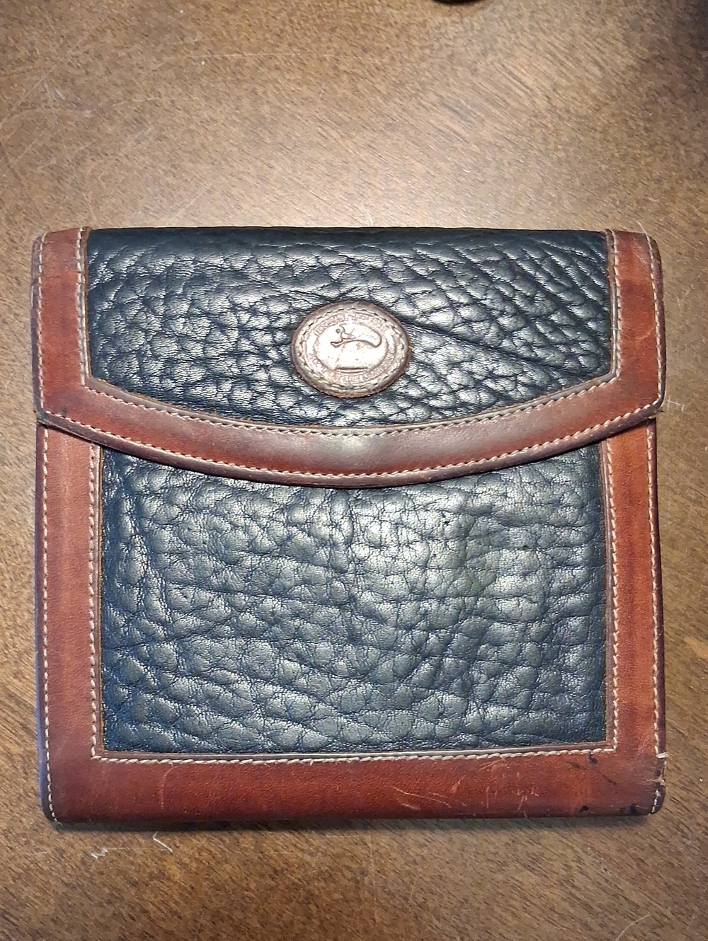 Vintage Dooney & Bourke Wallet - Black and Brown